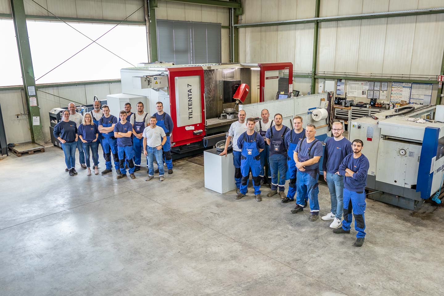 Maschinenbau-Team